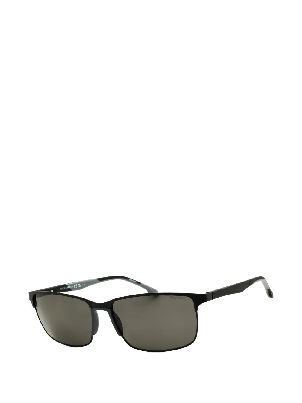 Chesterfield Rectangle-frame Sunglasses In Black