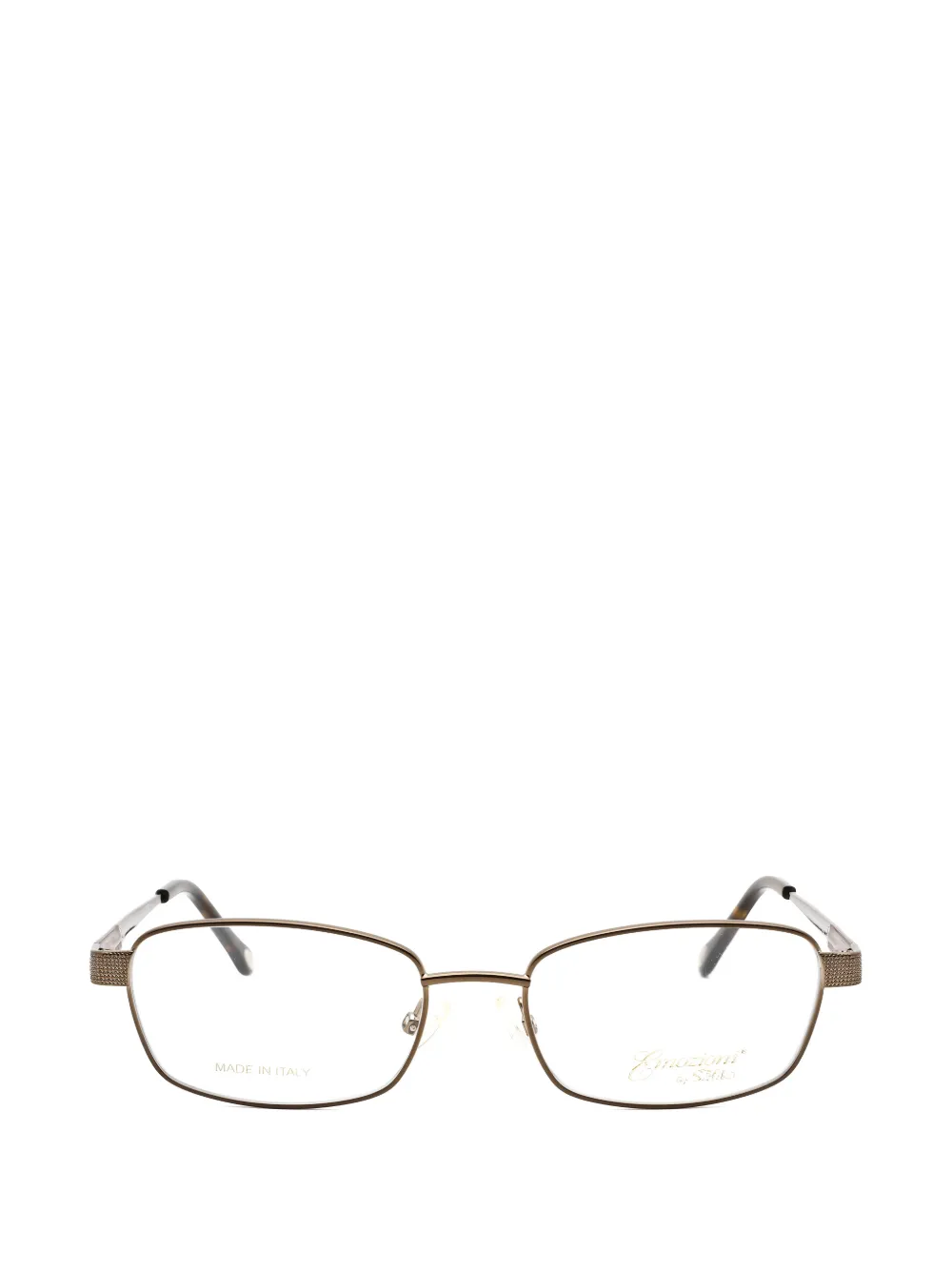 Emozioni Rectangle-frame Glasses In Brown