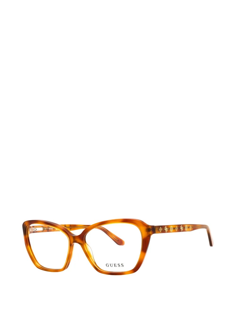 GUESS EYEWEAR Bril met schildpadschild-effect Bruin