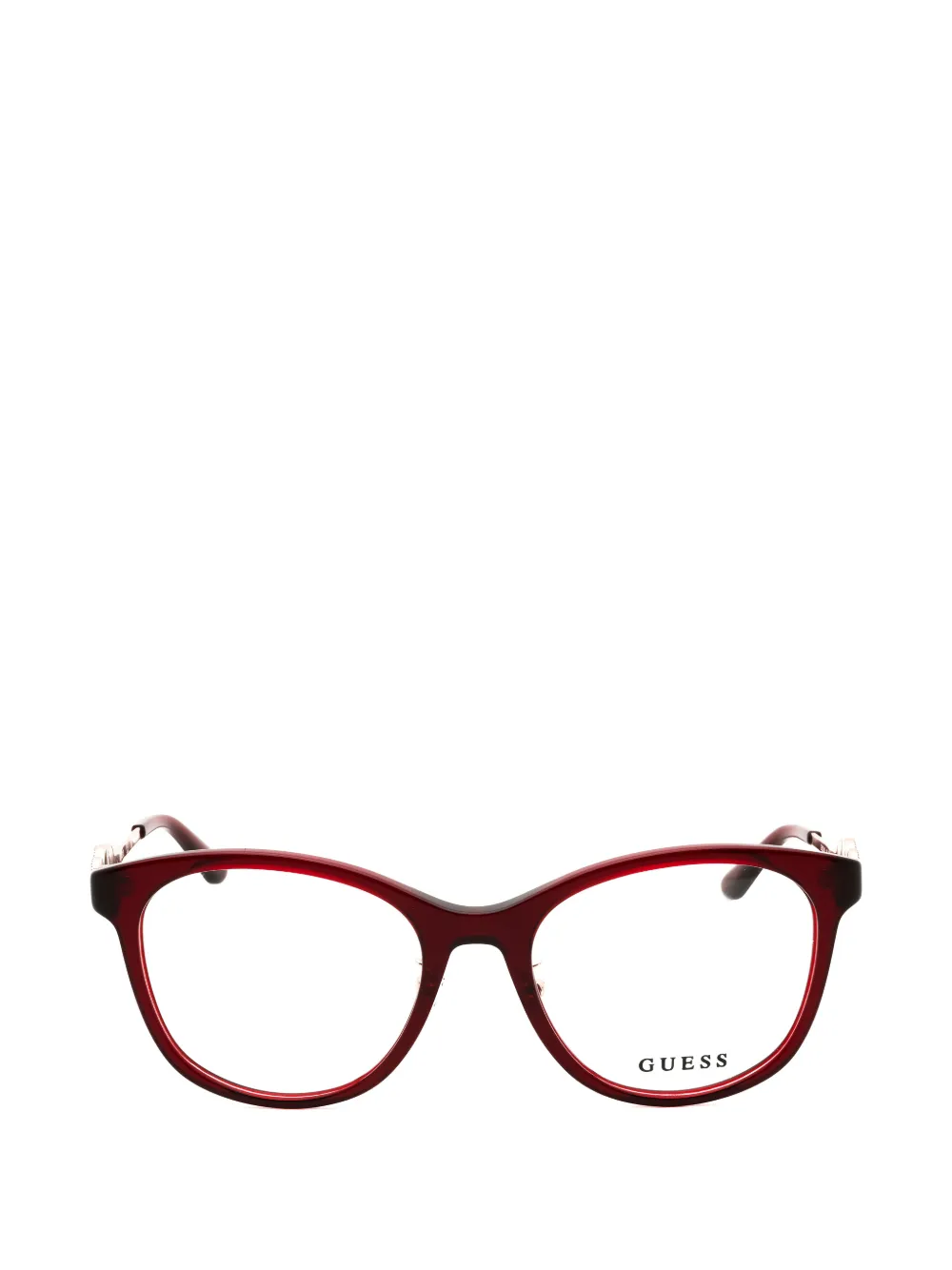 GUESS USA round-frame glasses - Rosso