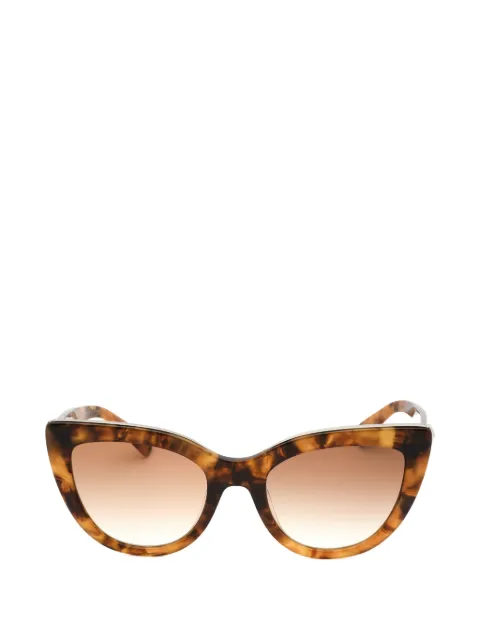 Longchamp cat-eye tortoiseshell-effect sunglasses