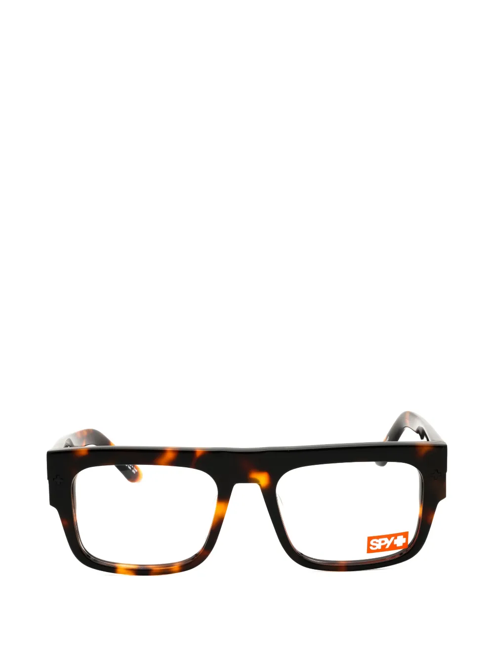 Spy Coleson Rectangle-frame Glasses In Brown
