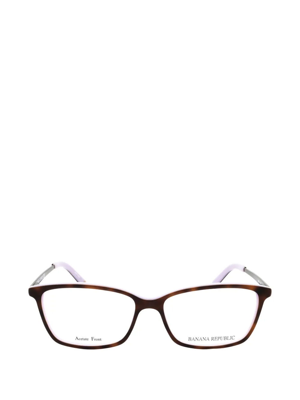 BANANA REPUBLIC tortoiseshell-effect rectangle-frame glasses