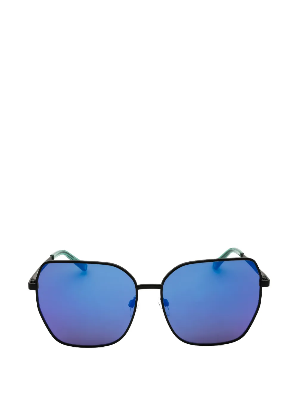 Fila lunettes de soleil SFI393 à monture géométrique - Noir Fila lunettes de soleil SFI393 à monture géométrique - Noir