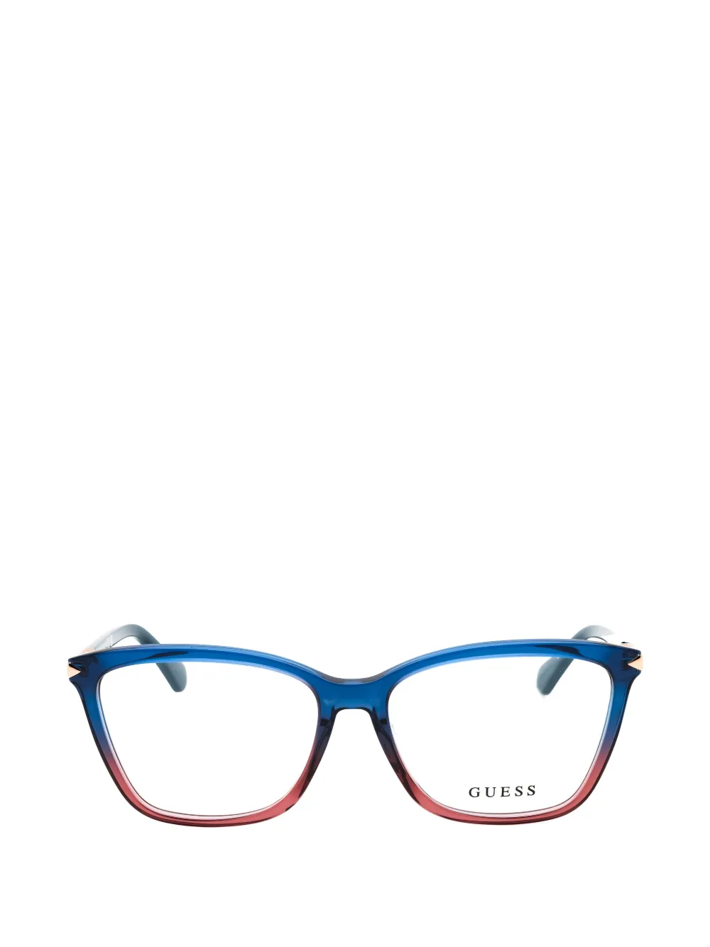 GUESS USA gradient-effect rectangle-frame glasses
