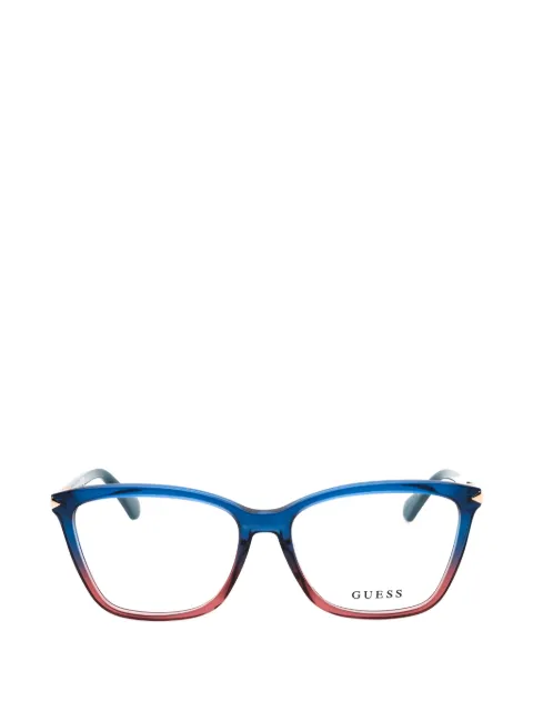 GUESS USA gradient-effect rectangle-frame glasses