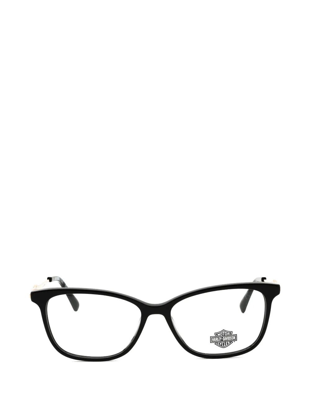 Harley-davidson Logo-plaque Glasses In Black