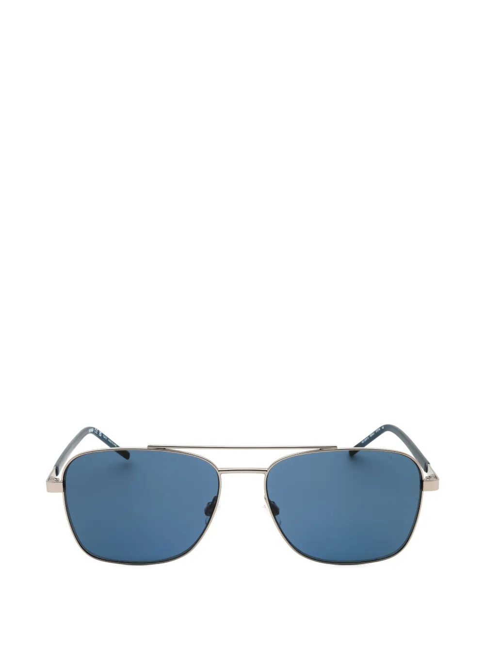 HUGO rectangle-frame sunglasses | Silver | Image 1