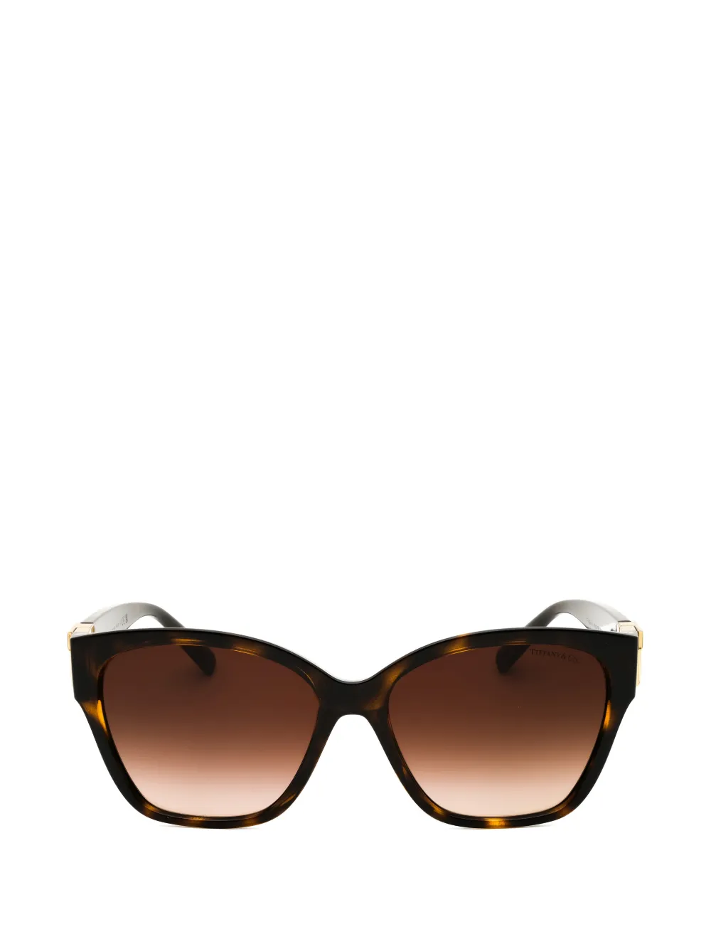 Tiffany & Co. tortoiseshell-effect rectangle-frame sunglasses