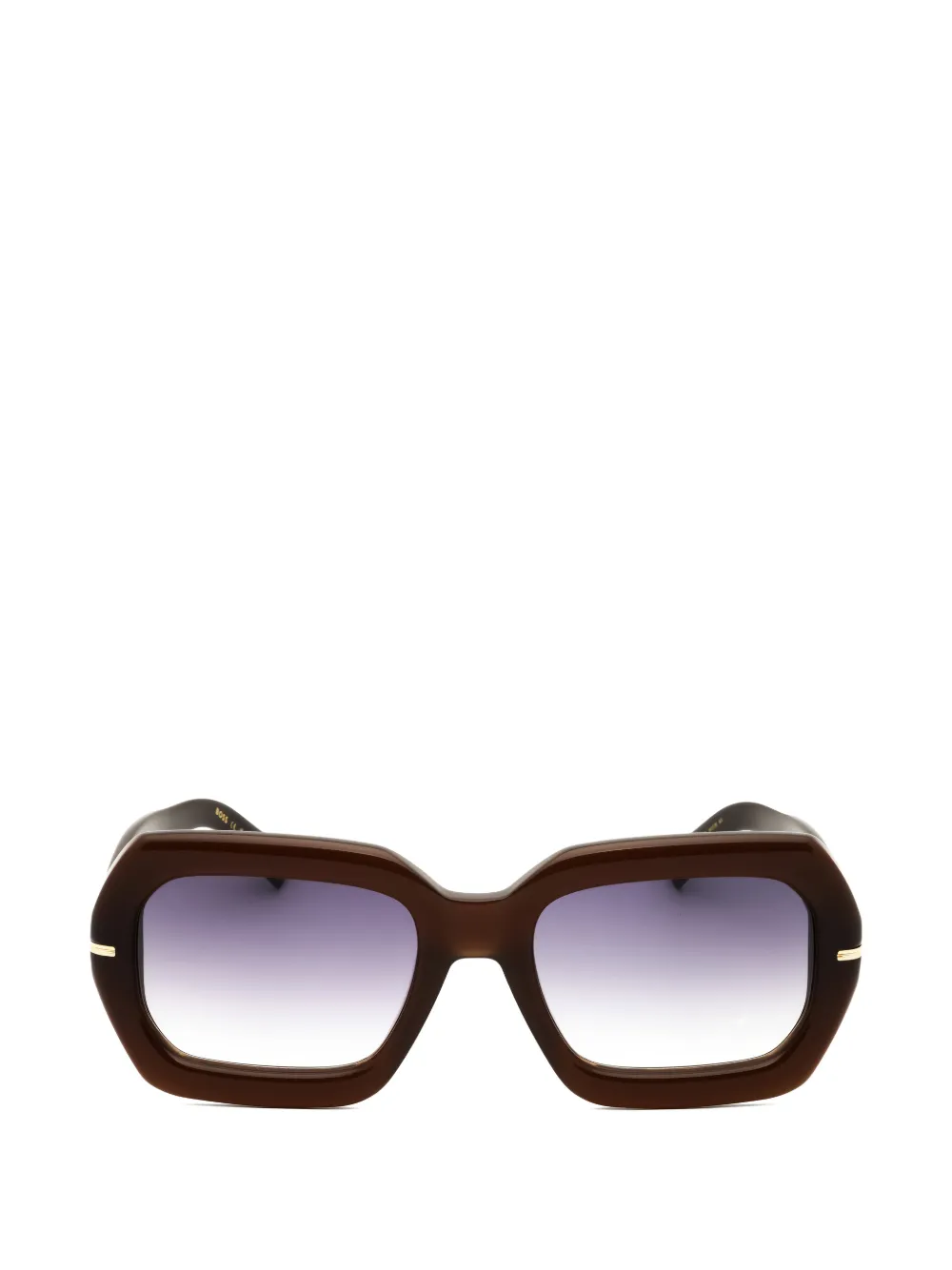 BOSS oversized geometric-frame sunglasses