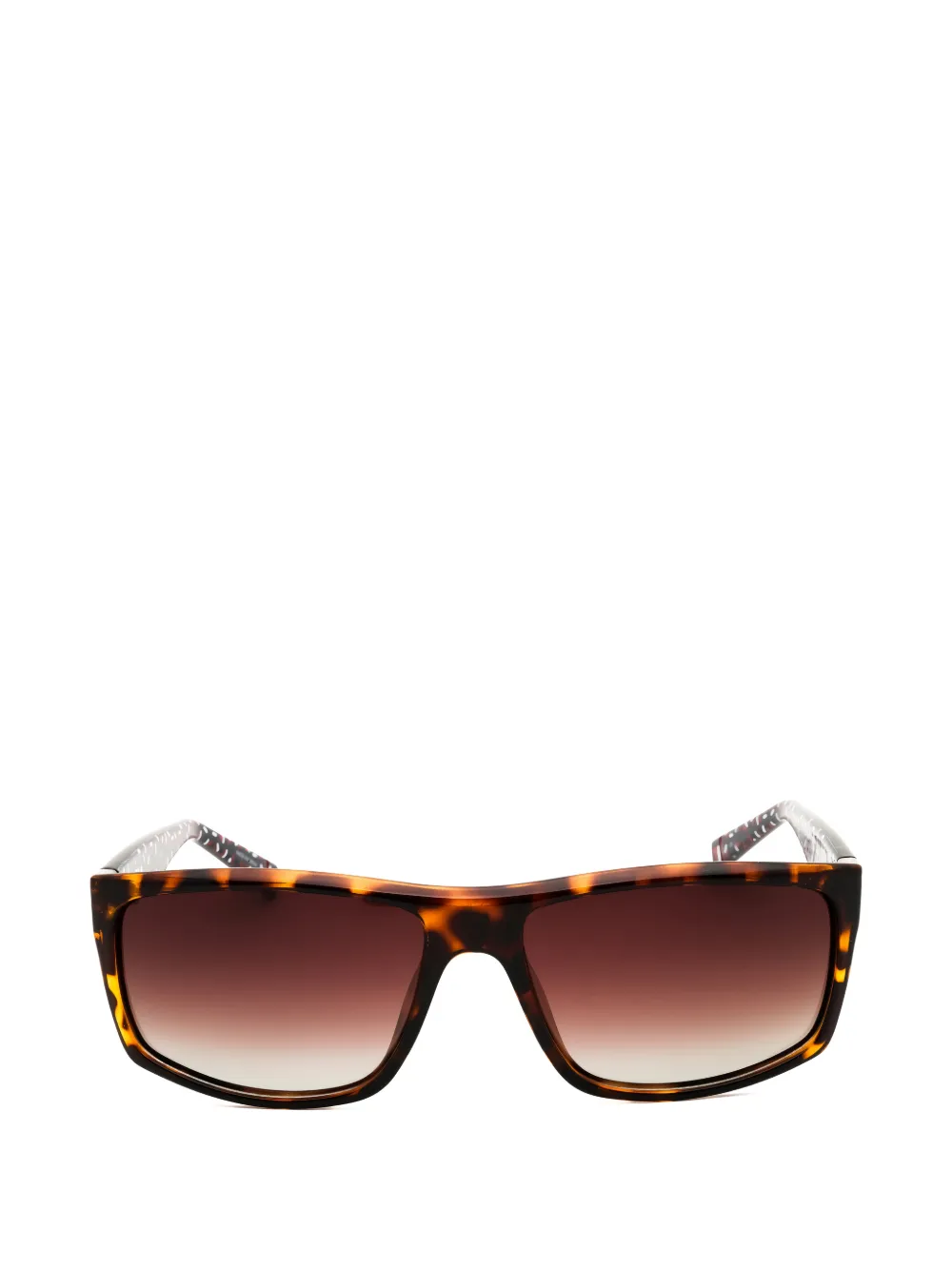 Fila tortoiseshell-effect rectangle-frame sunglasses