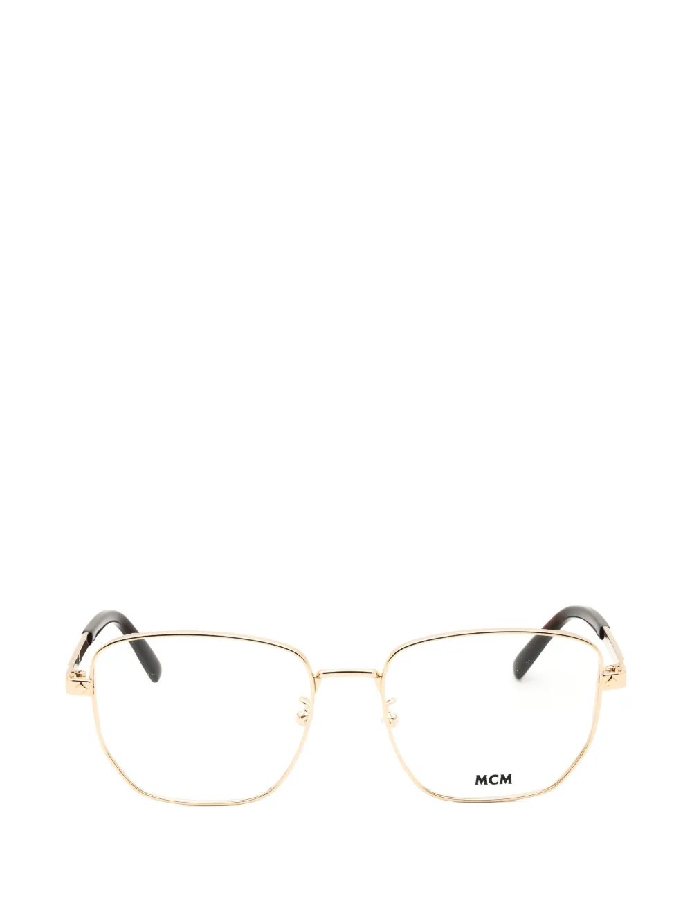 Mcm Nose-pads Glasses In Gold