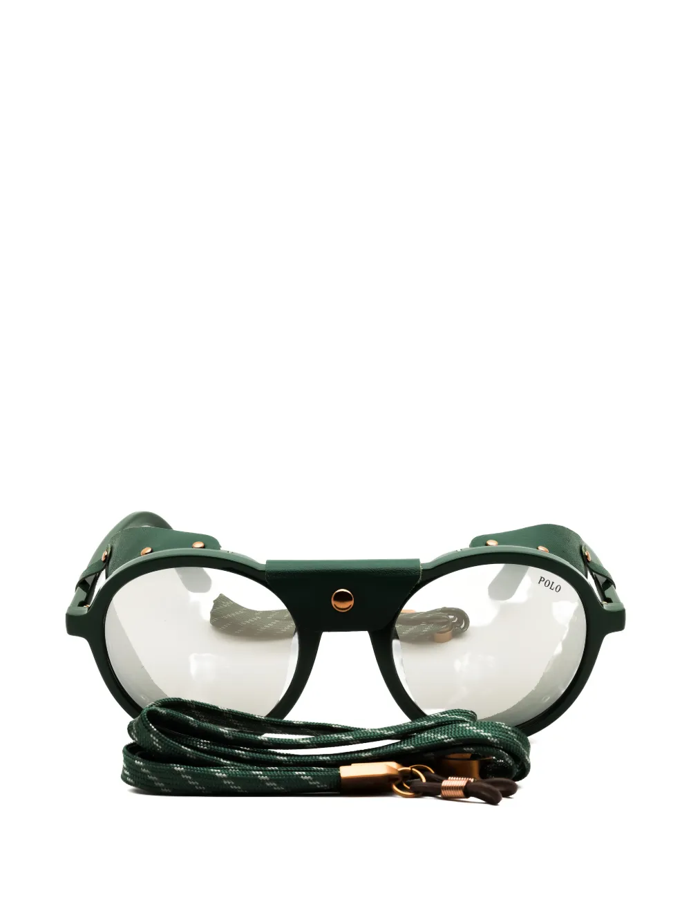 POLO RALPH LAUREN EYEWEAR round-frame sunglasses - Grün