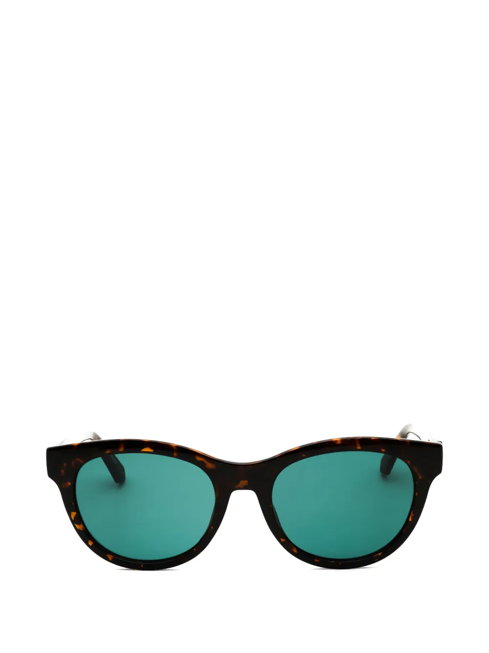 Calvin Klein Jeans tortoiseshell-effect round-frame sunglasses - Marrone