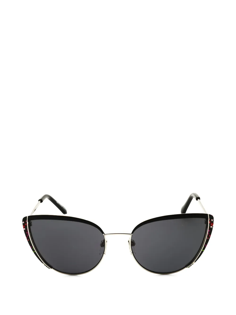 Draper James floral-detail cat-eye sunglasses - Nero