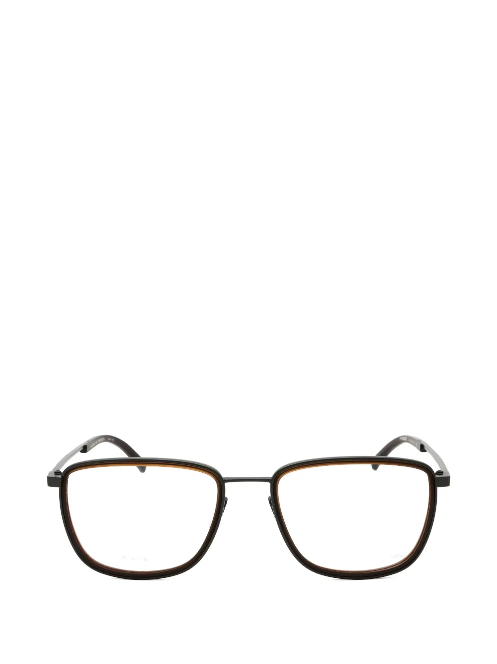 Porsche Design rectangle-frame glasses | Brown | Image 1