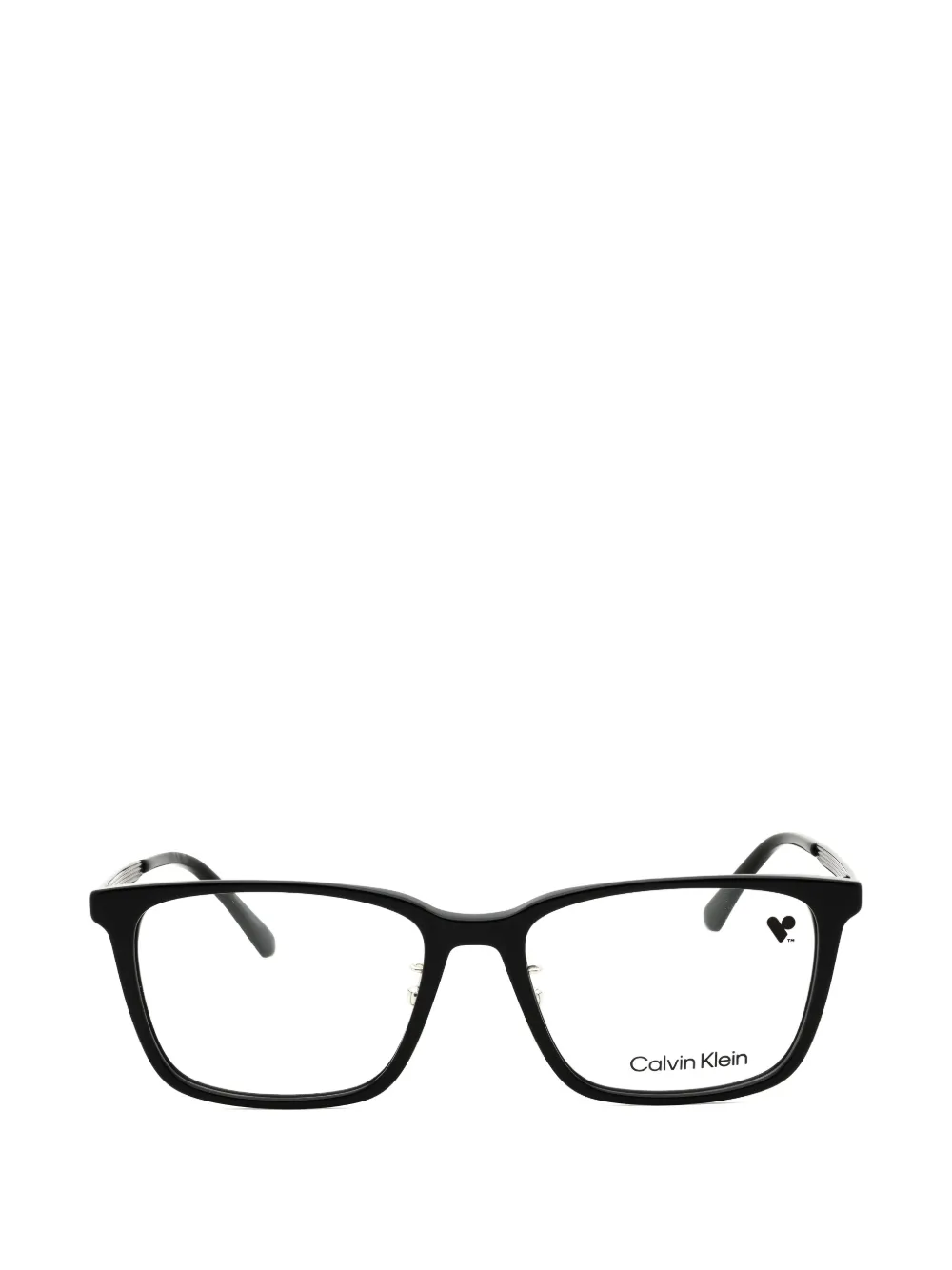 Calvin Klein rectangle-frame glasses | 黑色 | Image 1