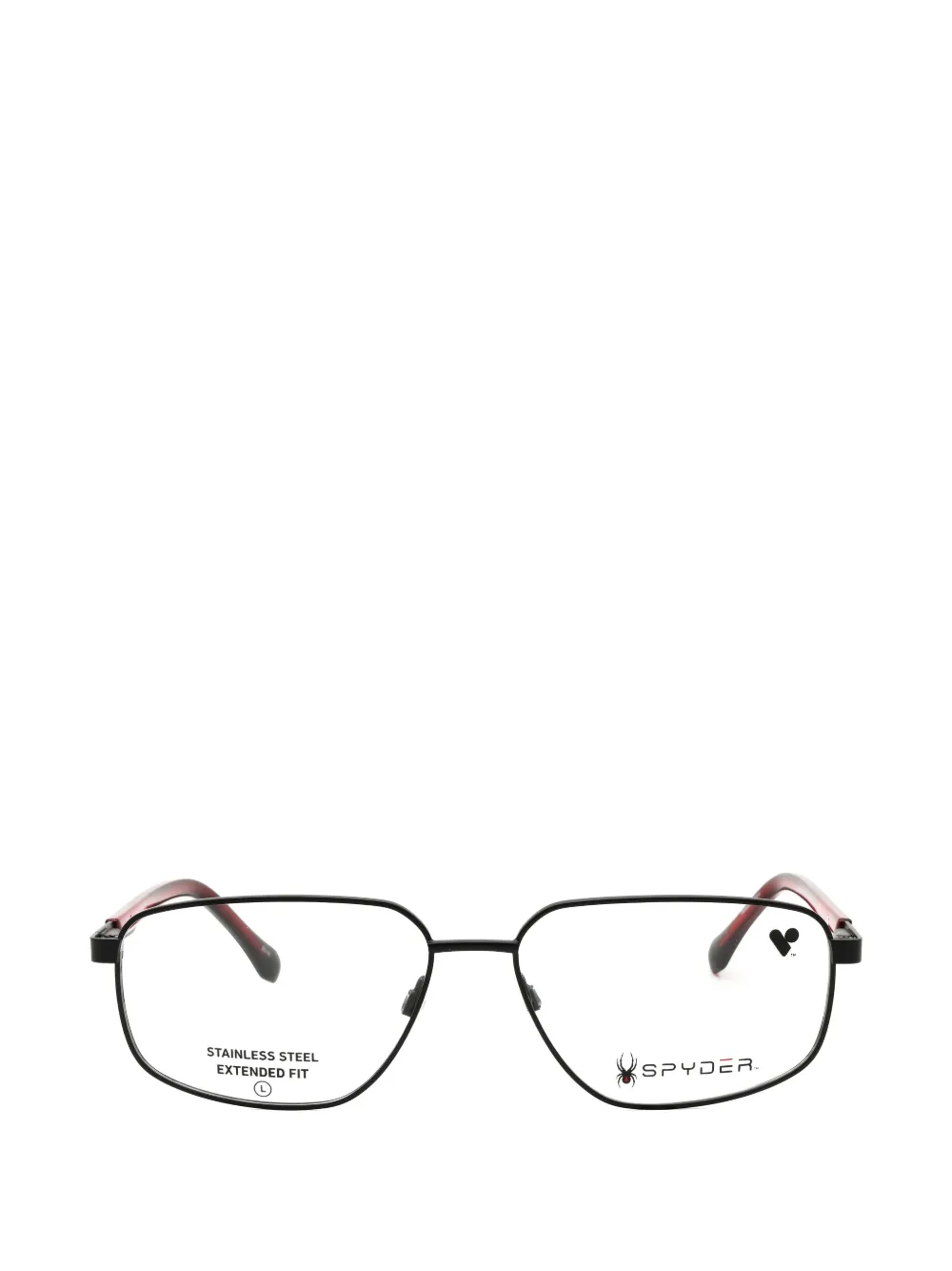 Spyder Rectangle-frame Glasses In Black