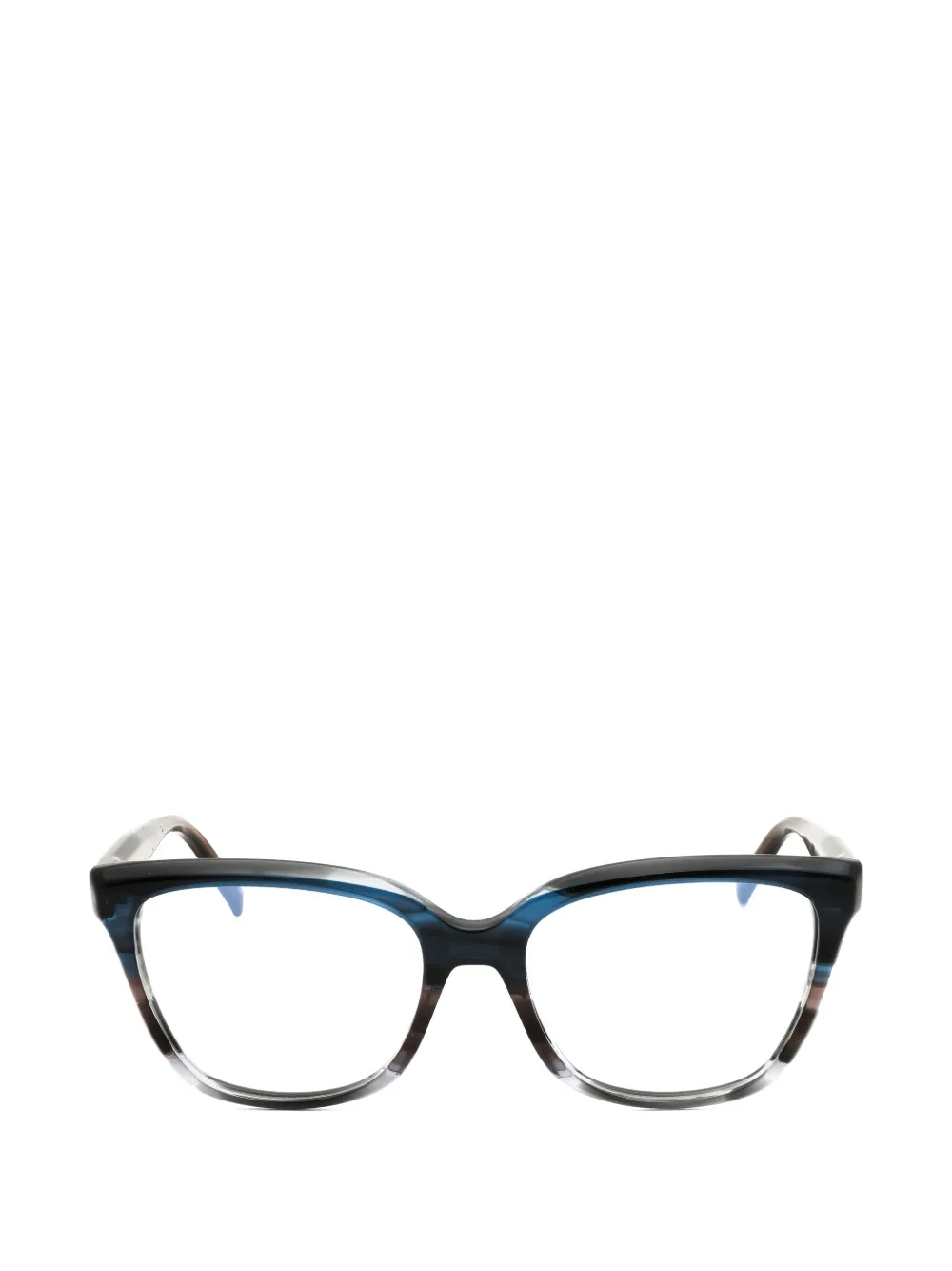 Missoni gradient-effect rectangle-frame glasses