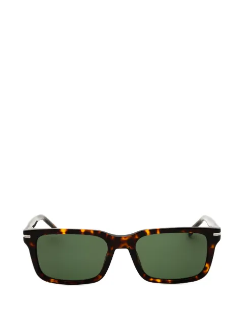 BOSS tortoiseshell-effect rectangle-frame sunglasses