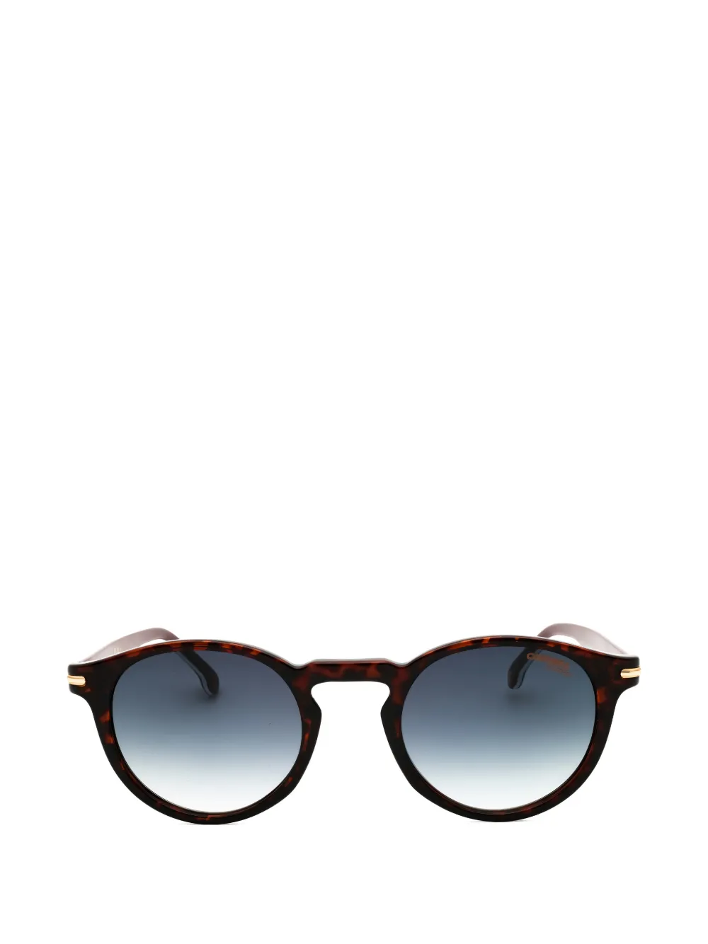Carrera tortoiseshell-effect round-frame sunglasses