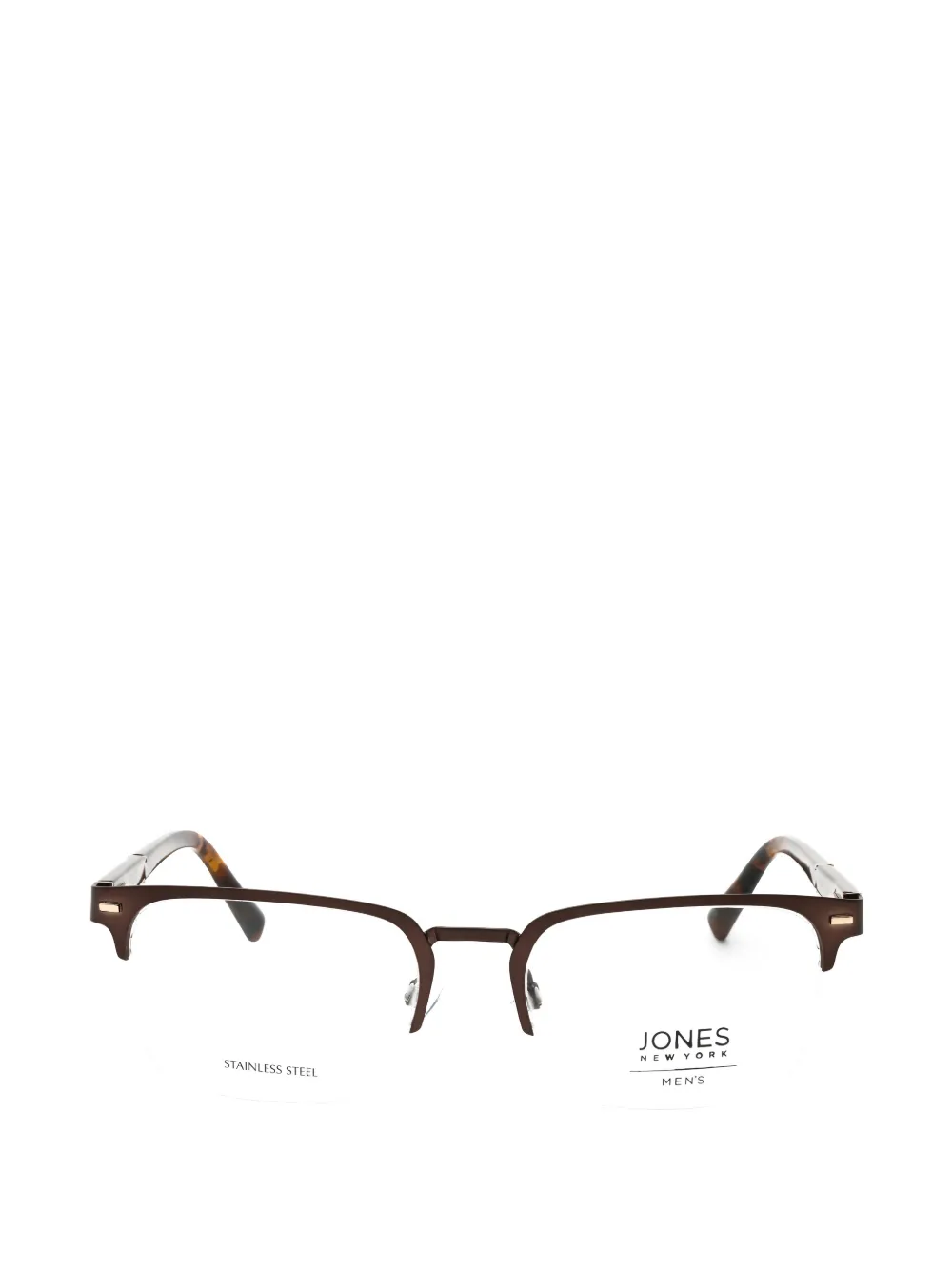 Jones New York browline-frame rectangle glasses