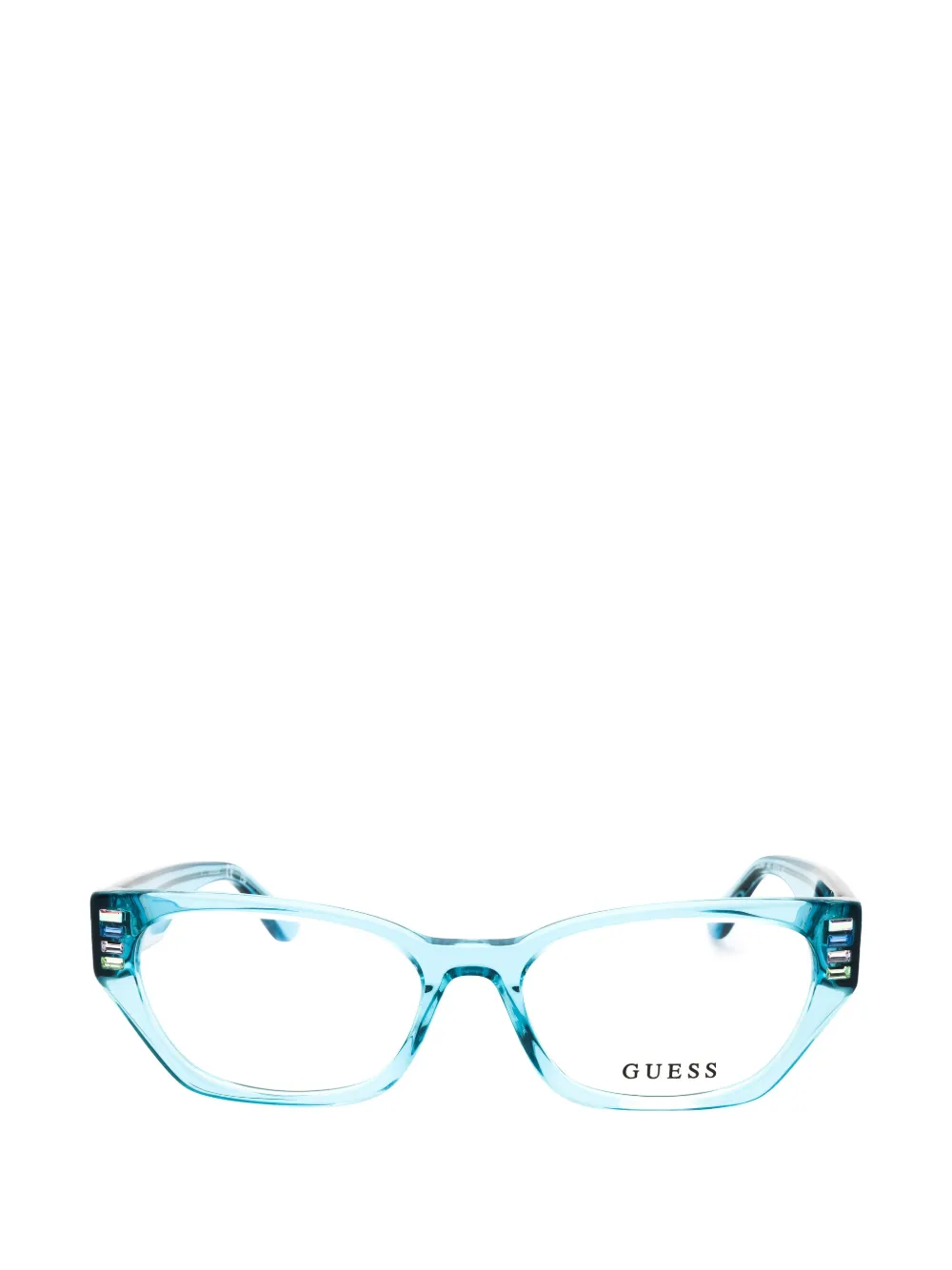 GUESS USA crystal-embellished cat-eye glasses