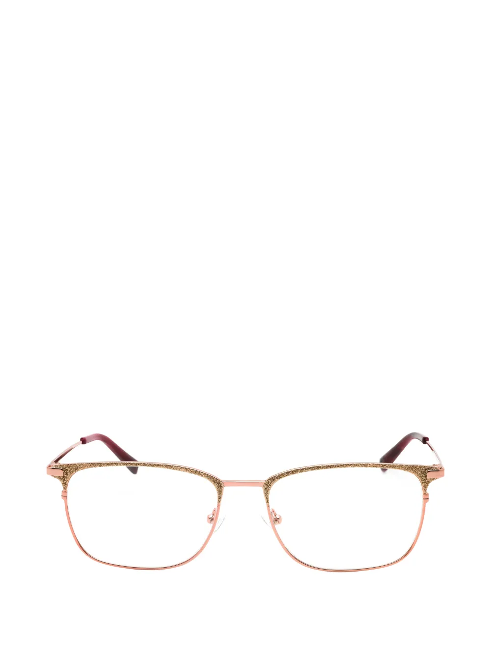 Jones New York glitter-detail rectangle-frame glasses