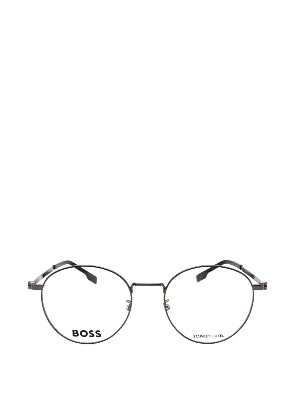 BOSS round-frame glasses