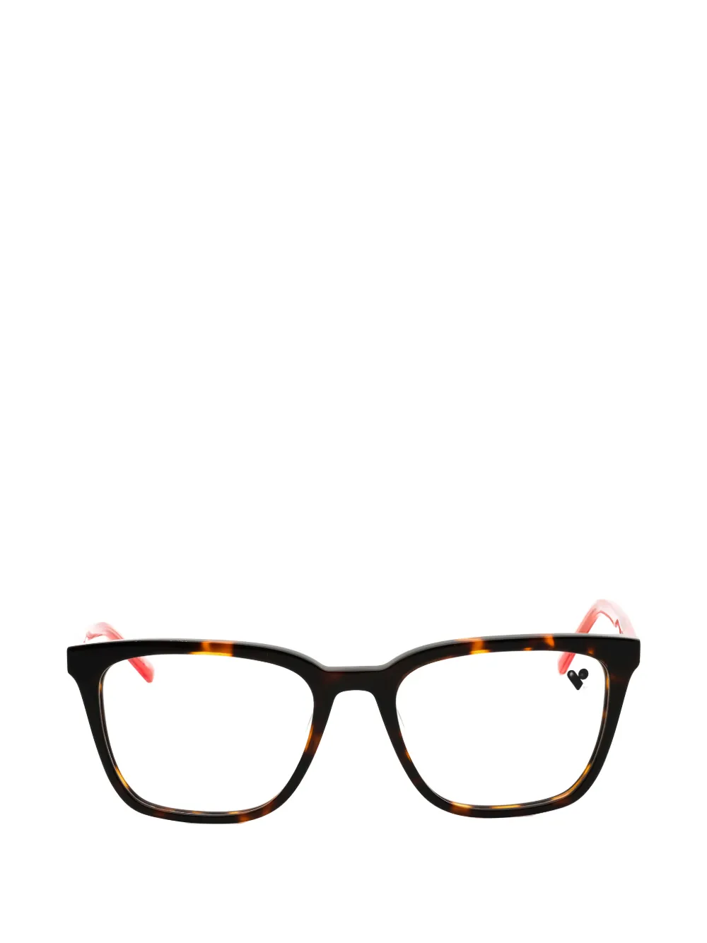 DKNY tortoiseshell-effect rectangle-frame glasses