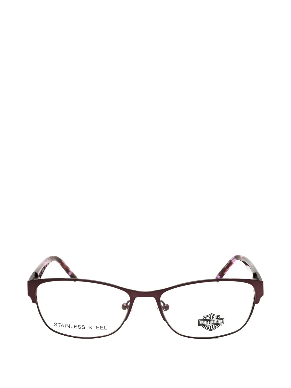 Harley-davidson Rectangle-frame Glasses In Purple