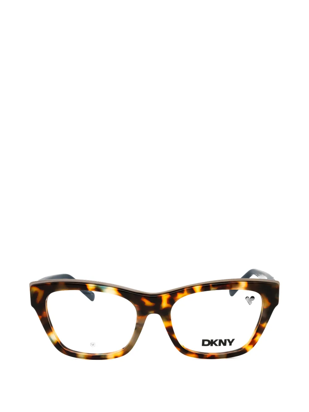 DKNY cat-eye glasses - Marrone