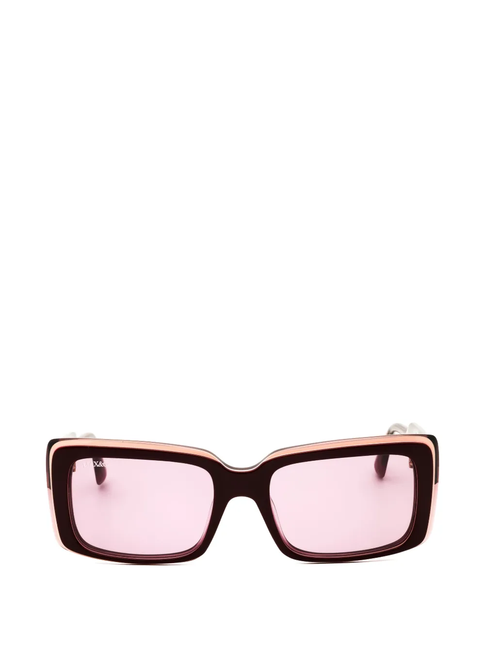 MAX&Co. rectangle-frame sunglasses - Rosso