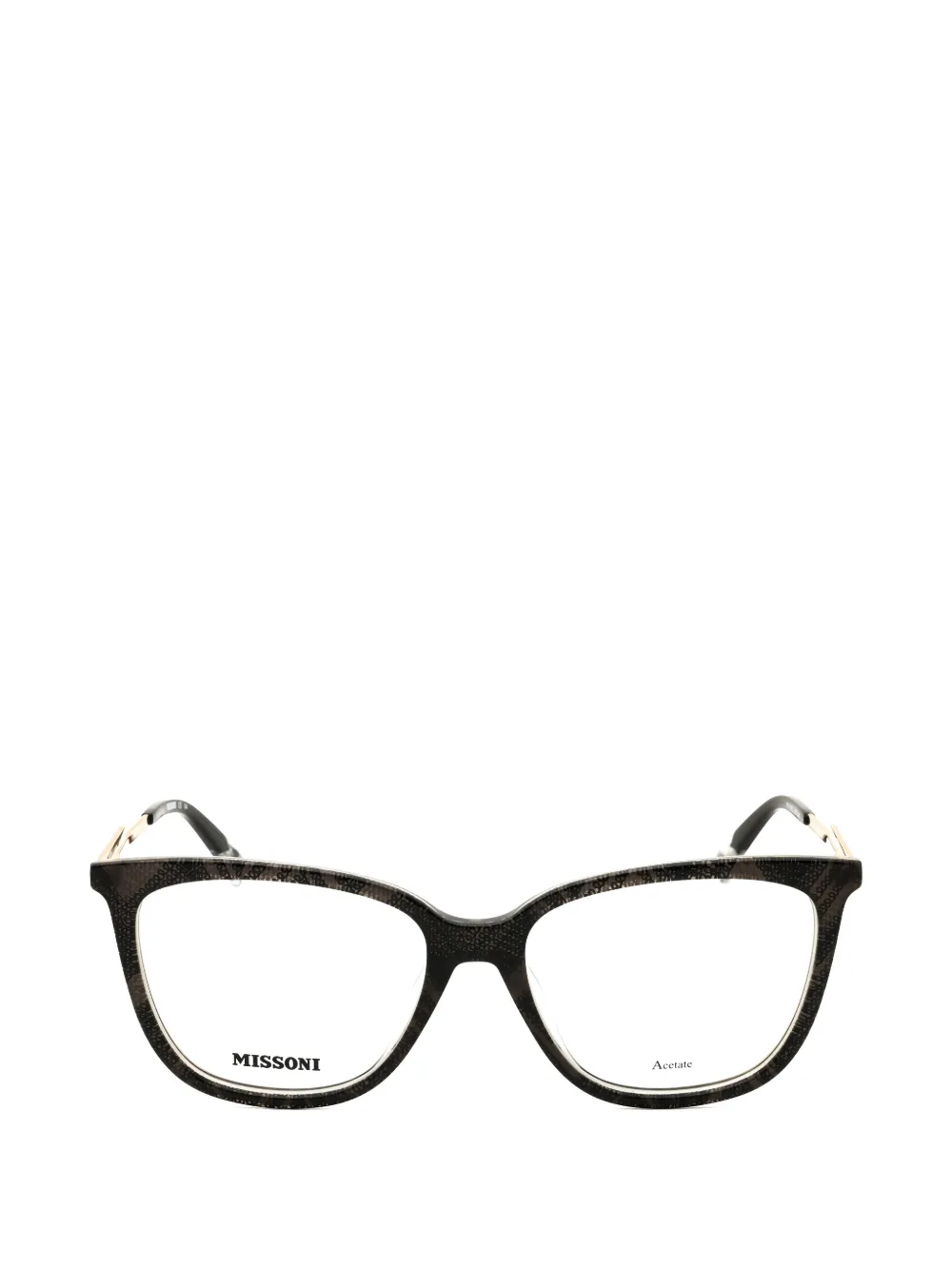 Missoni geometric-frame glasses