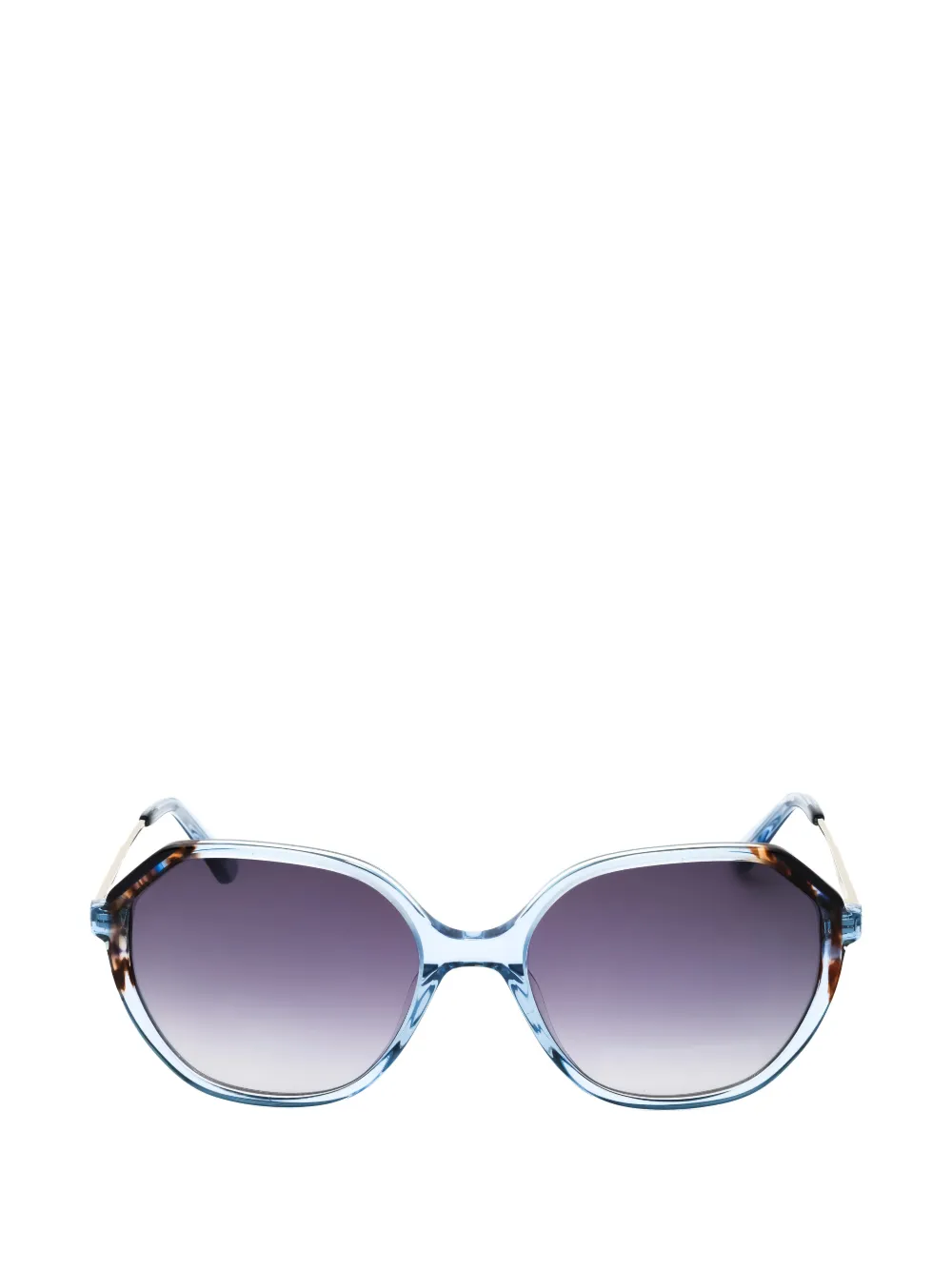 ANNE KLEIN geometric-frame sunglasses