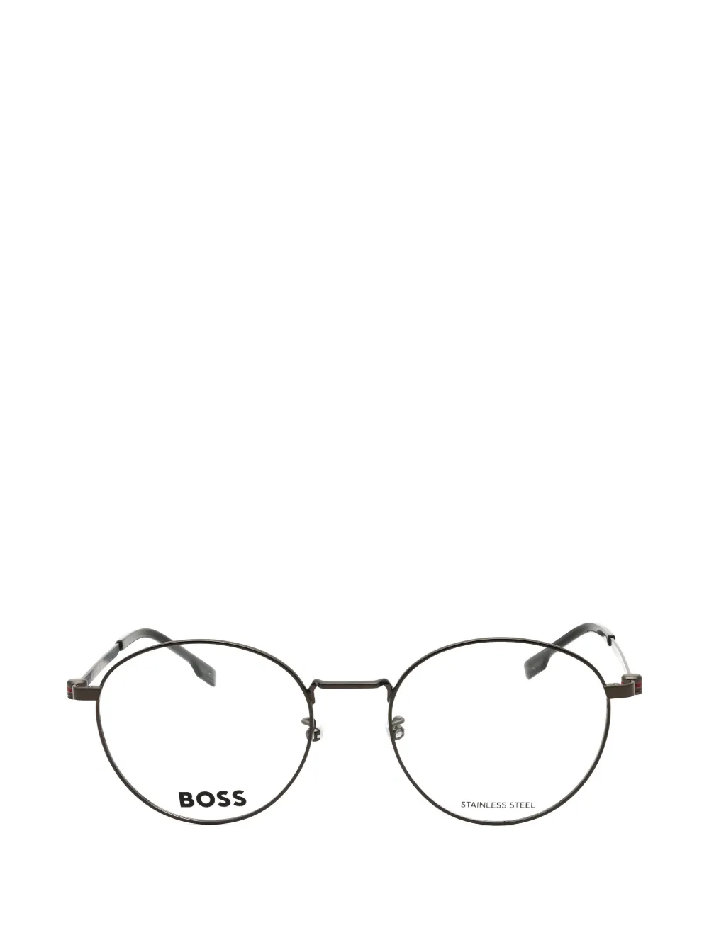 BOSS round-frame glasses
