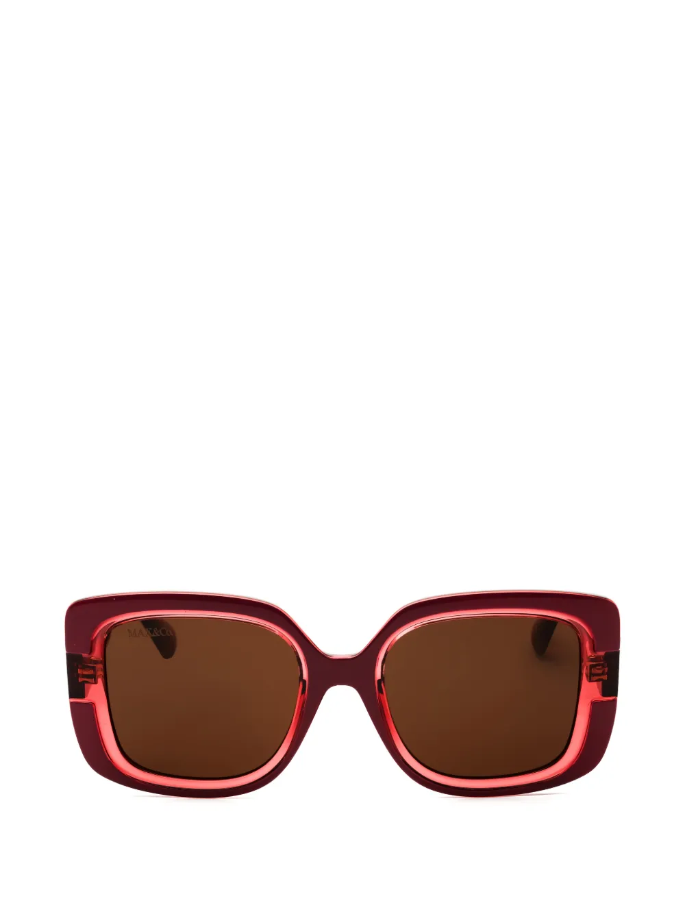 MAX&Co. oversized square-frame sunglasses - Rosa