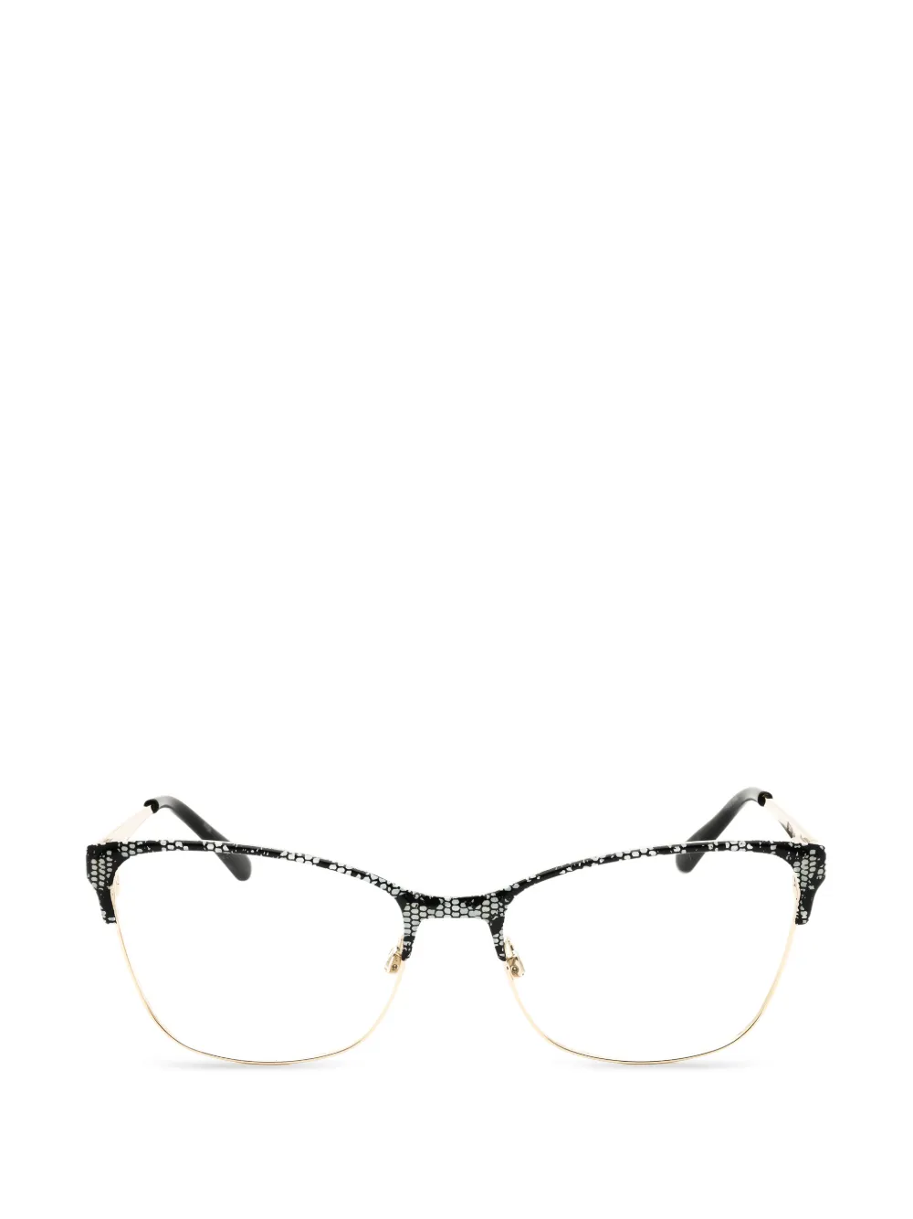 Bebe lace-pattern cat-eye glasses