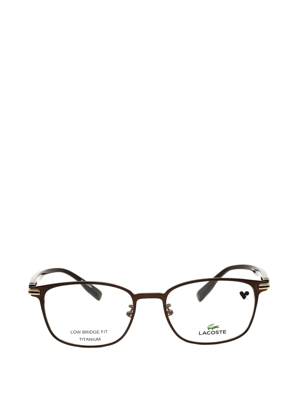 Lacoste oval-frame glasses