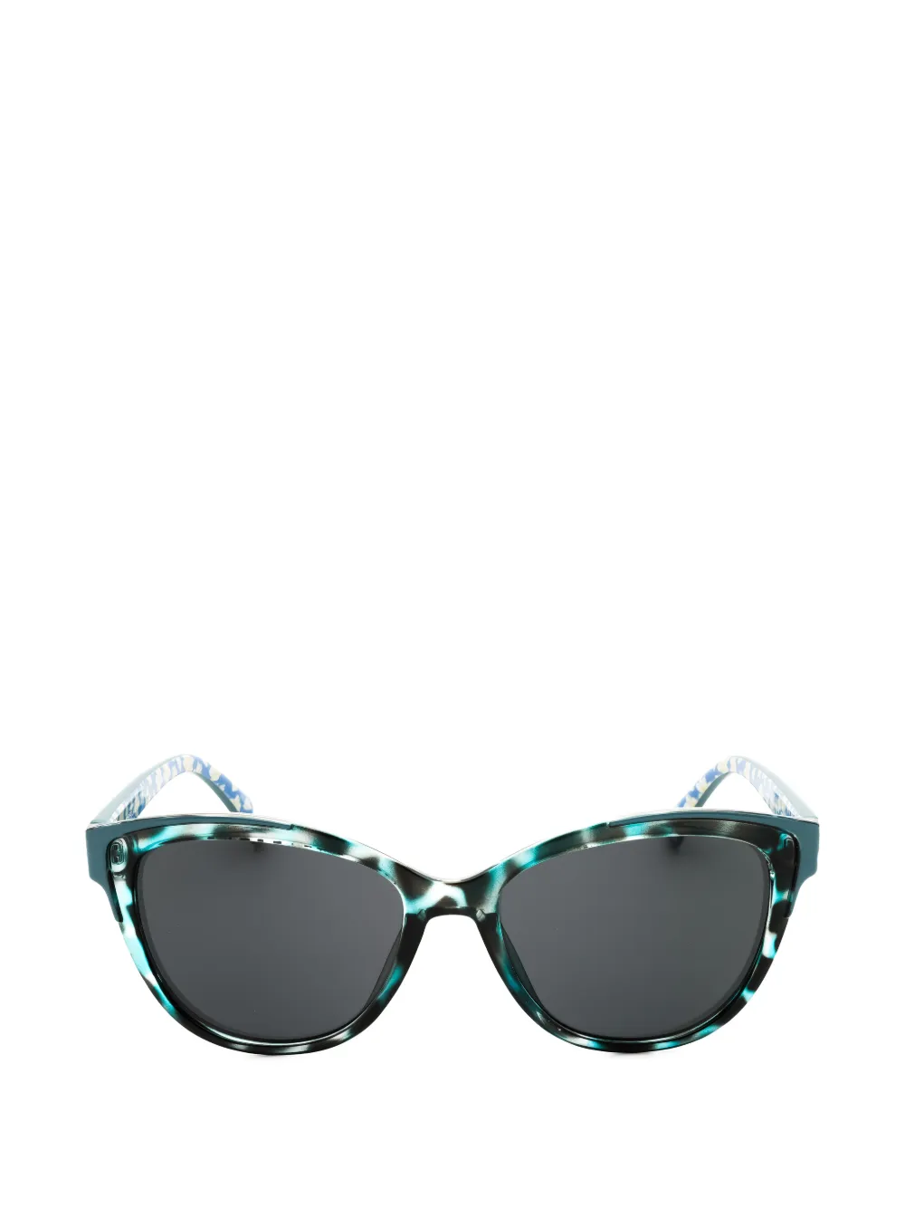 Draper James cat-eye tortoiseshell-effect sunglasses - Blau