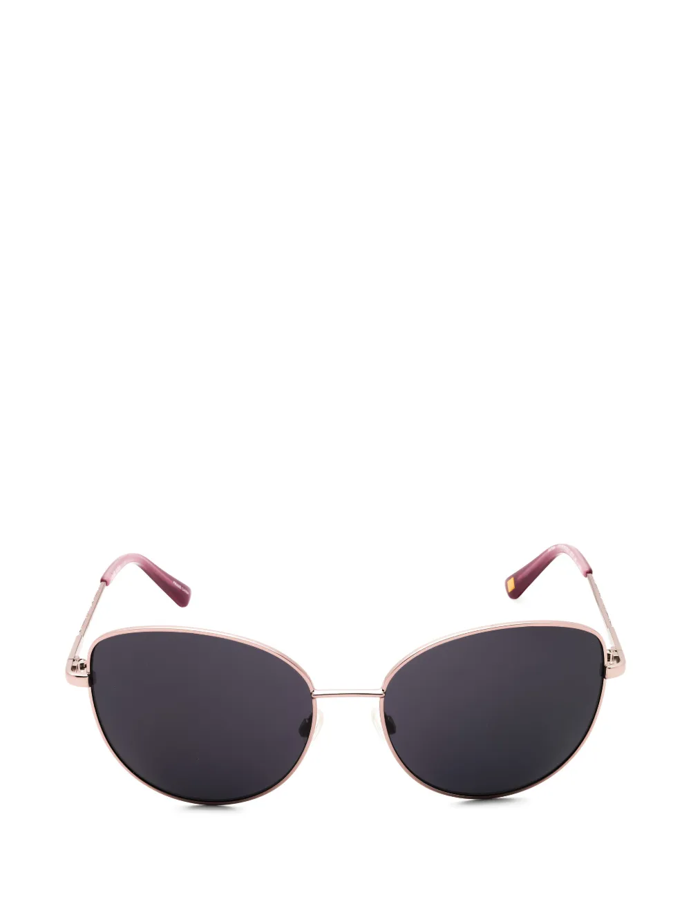 ANNE KLEIN cat-eye metal sunglasses