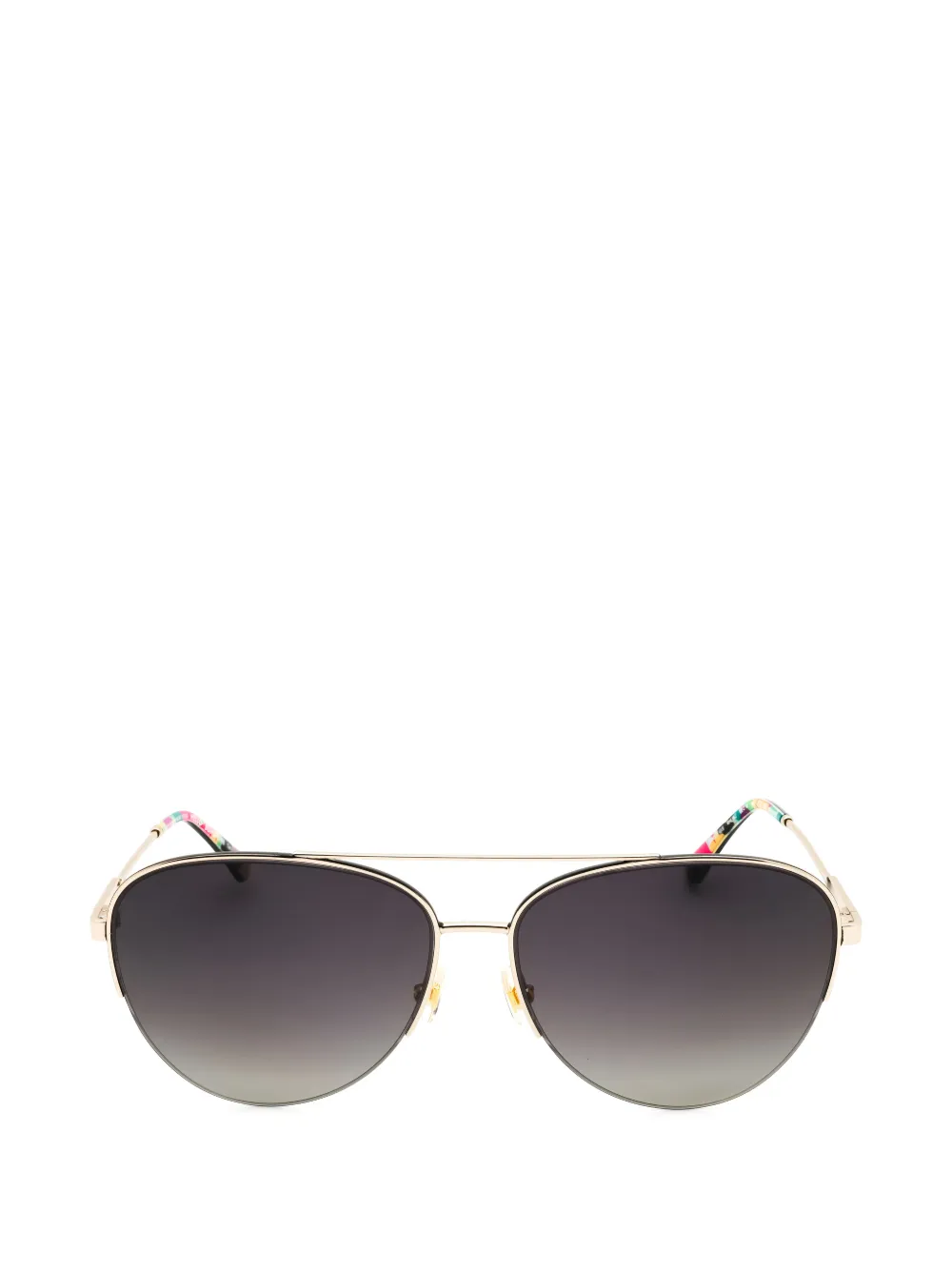 Kate Spade gold-tone metal frame sunglasses - Nero