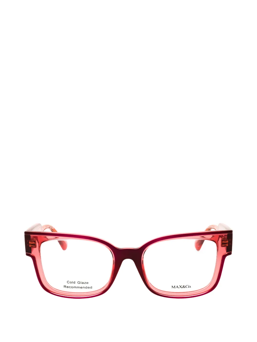 MAX&Co. rectangle-frame glasses - Rosso