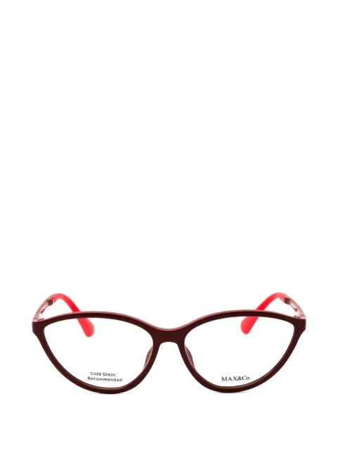 MAX&Co. logo-detail cat-eye glasses