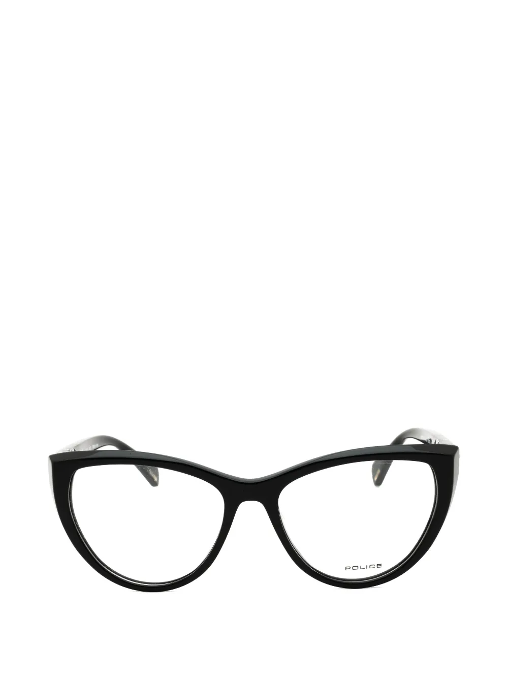 Police Cat-eye Glasses In Black