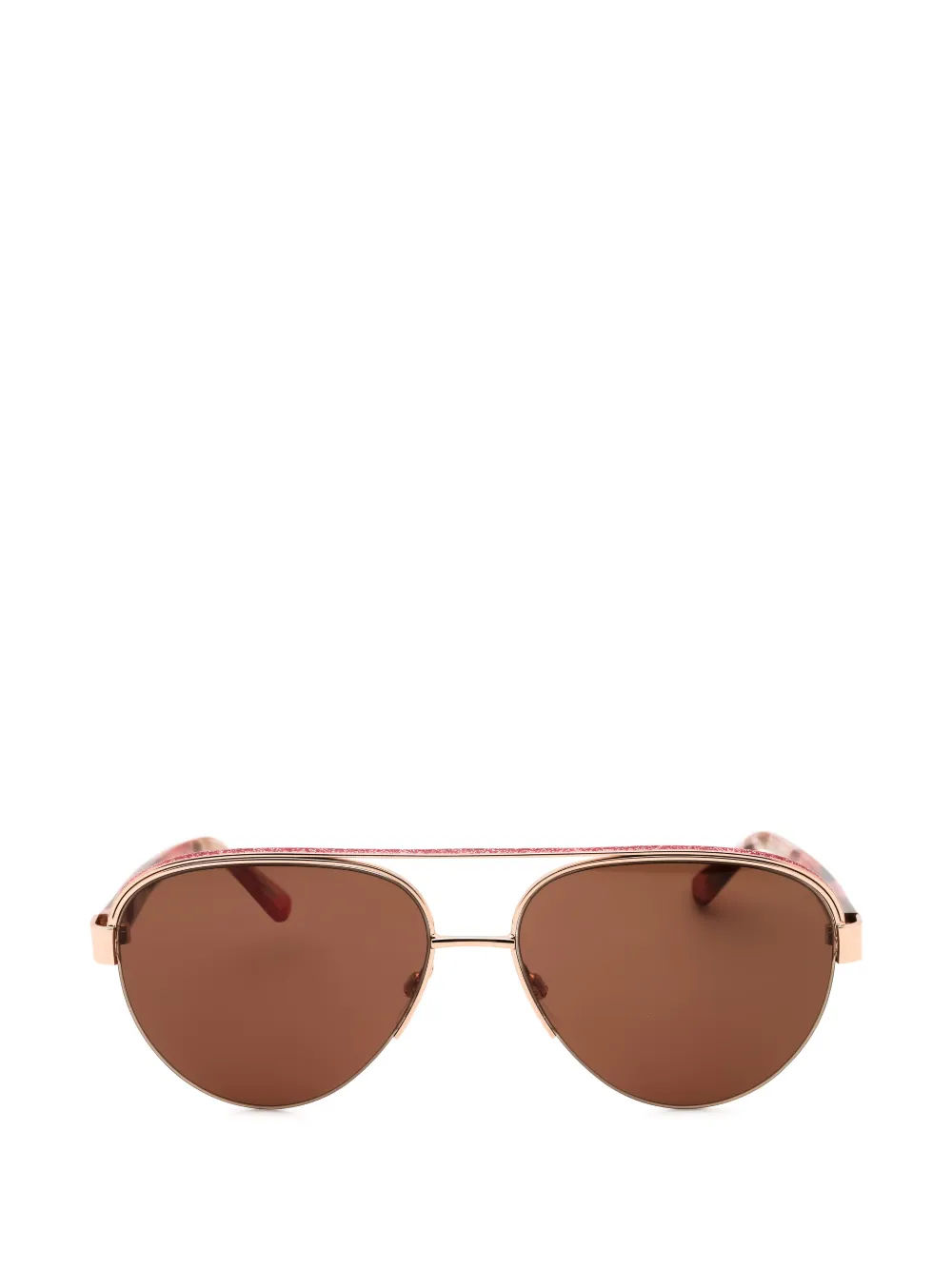 Bebe glitter-detail pilot sunglasses