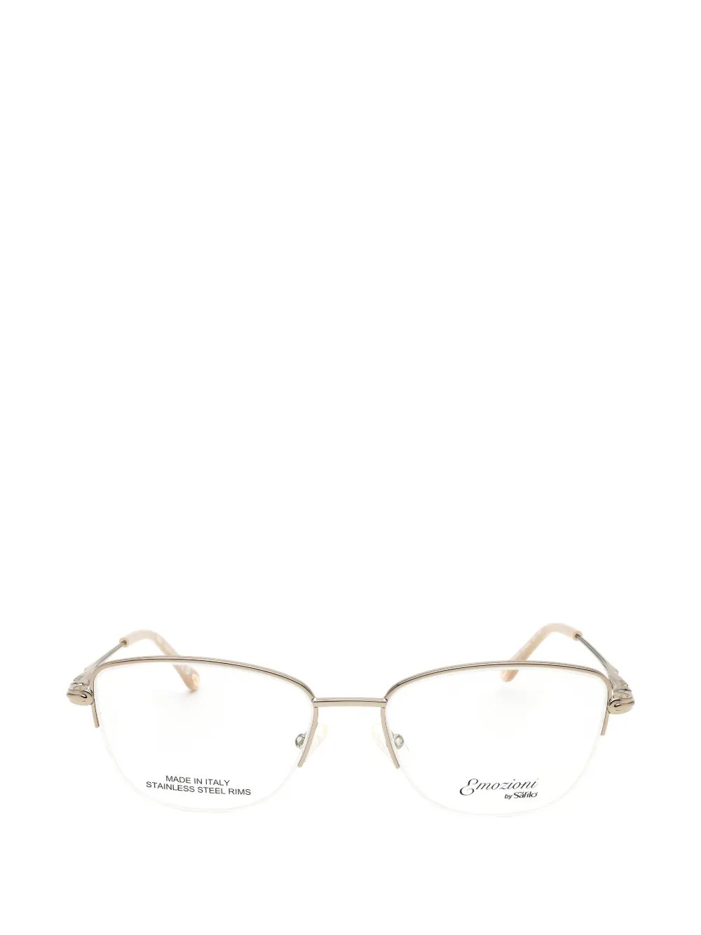 Emozioni Cat-eye Frame Glasses In Gold