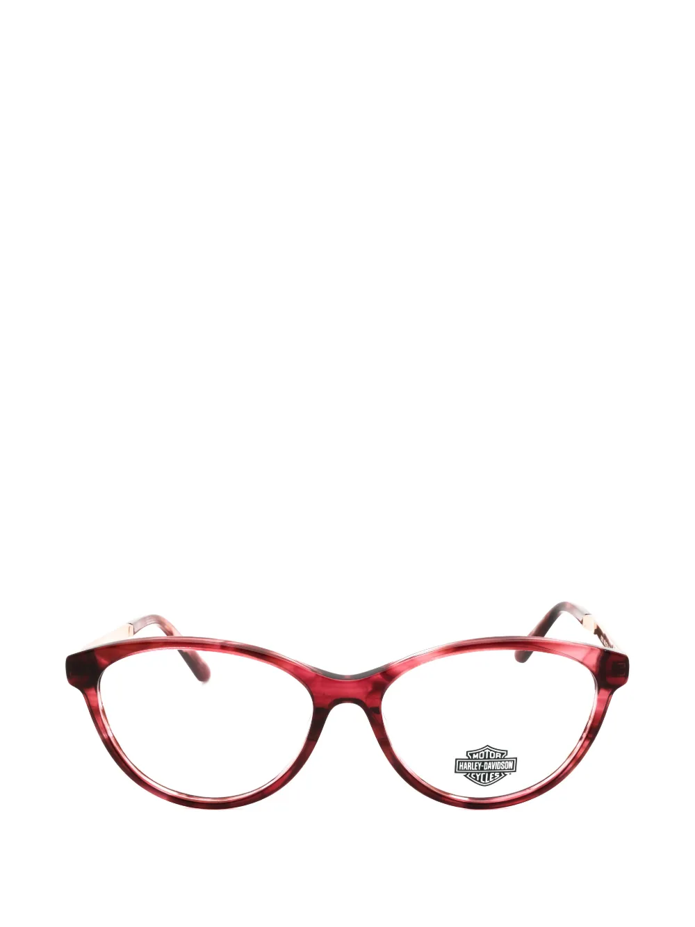 Harley-davidson Oval-frame Glasses In Red