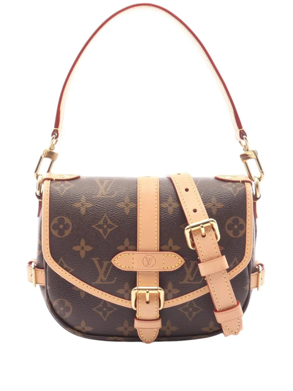 Louis Vuitton Pre-Owned 2000-2026 Monogram Saumur BB satchel - Marrone
