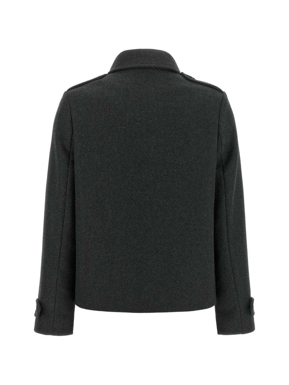 Lauren Ralph Lauren Jas met dubbele rij knopen van wolblend Grijs